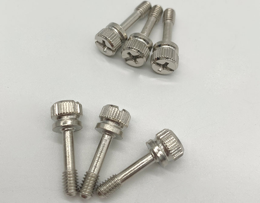 十一字槽滚花不脱出螺钉 十一字槽滚花不脱出螺钉